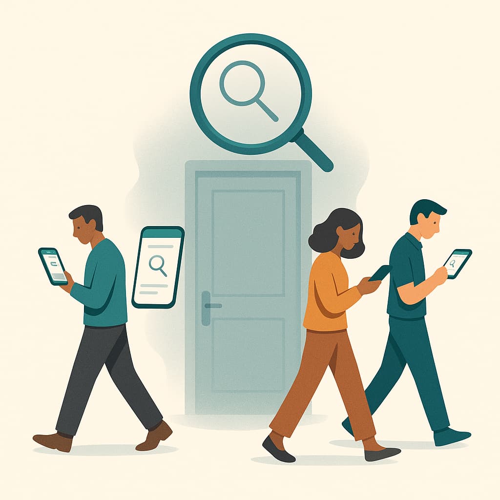 Privatpraxis ohne Online-Praesenz — unsichtbar fuer suchende Patienten